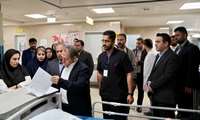 بازدید نوروزی معاونین دانشگاه علوم پزشکی ایران از بیمارستان امام خمینی(ره) شهریار