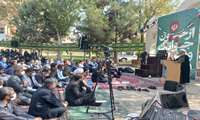 برگزاری مراسم یادبود شهدای حمله تروریستی در جوار مزار شهدای گمنام دانشگاه علوم پزشکی ایران