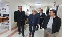 بازدید فرماندار رباط‌کریم از اورژانس بیمارستان حضرت فاطمه‌الزهرا(س)